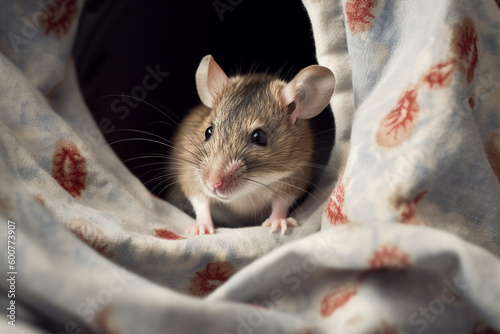 cute mouse over clothes