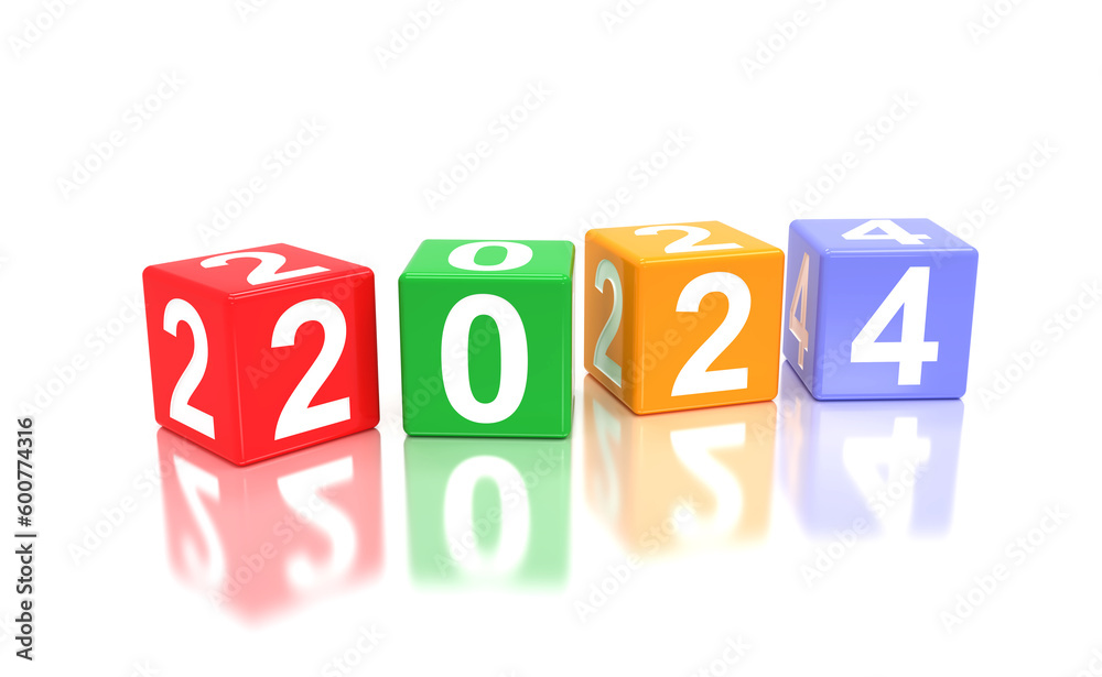 New Year 2024 Creative Design Concept - 3D Rendered Image
New Year 2024 Creative Design Concept - 3D Rendered Image