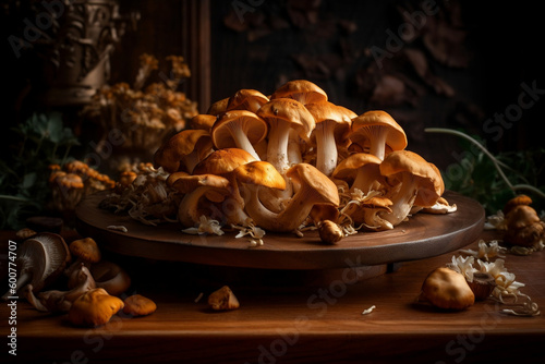 Tremella mushrooms created by generative AI