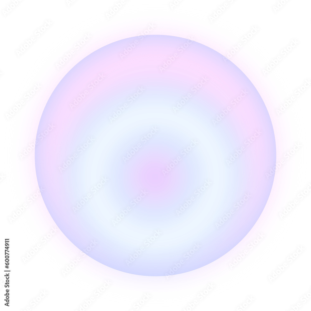 Purple And Blue Gradient Circle