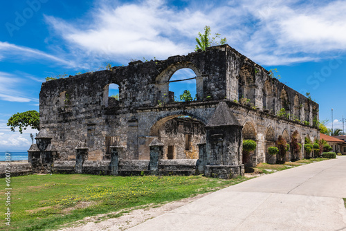 Cuartel ruins, Museo Oslob, at oslob in cebu island, philippines