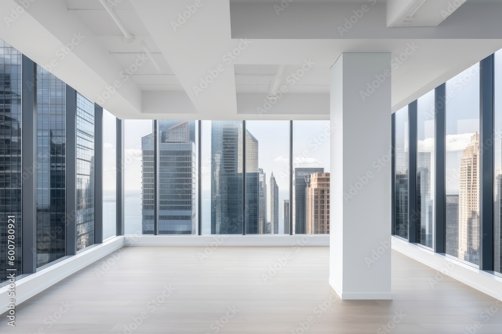 Empty modern office space