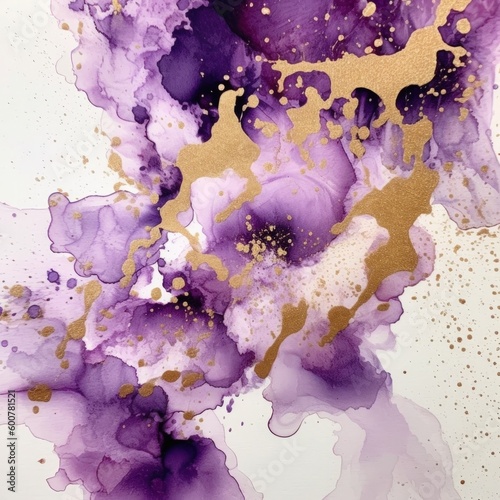 Watercolor painted background. Illustration AI Generative.