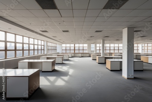 Empty modern office space © Ecleposs