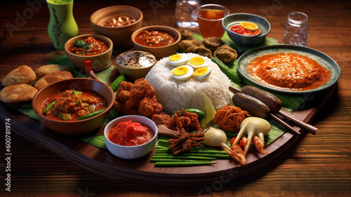 Malay Cuisine on a table