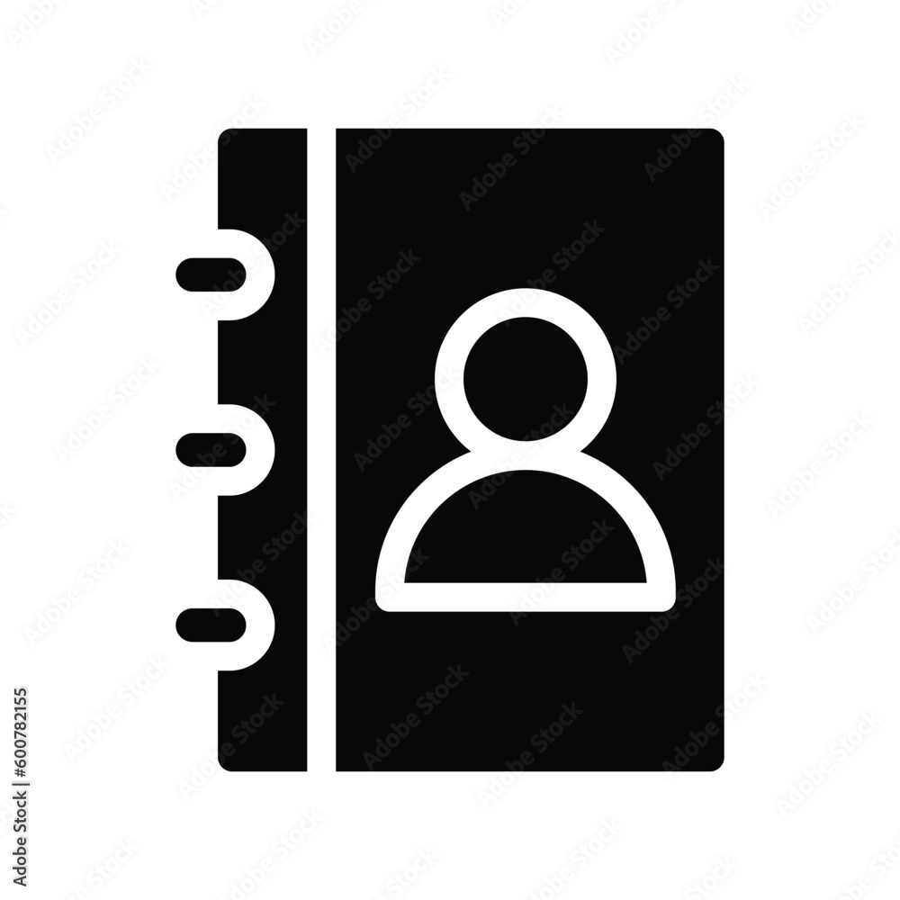 contact glyph icon illustration vector graphic contact glyph icon illustration vector graphic