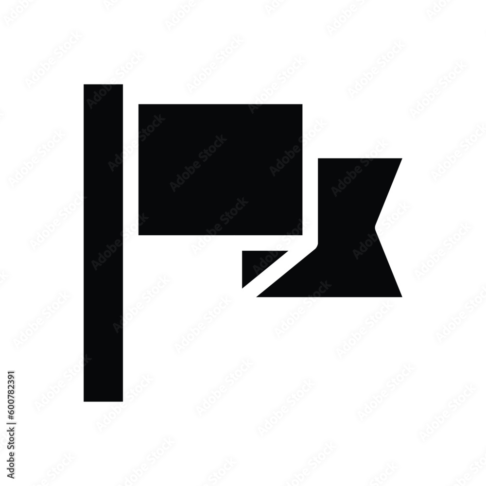 flag glyph icon illustration vector graphic flag glyph icon illustration vector graphic