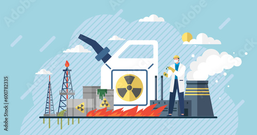 Ecological problem. Planet Earth is full of rubbish. Save the planet. Earth Day. Restoration of ecology of the planet. Toxic waste. Emissions from factories. Changing of the climate. Waste pollution