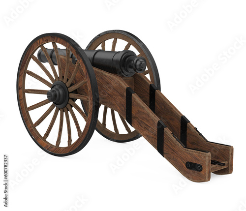Принти на полотні Old Cannon Isolated