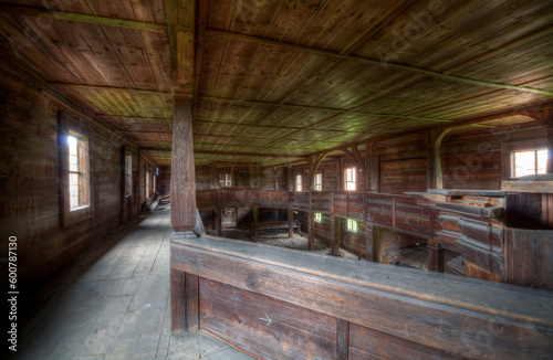 Abandoned evangelical church, Poland.
