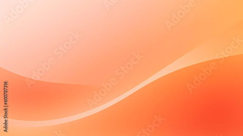 Orange color abstract minimal background, modern landing page concept, generative ai