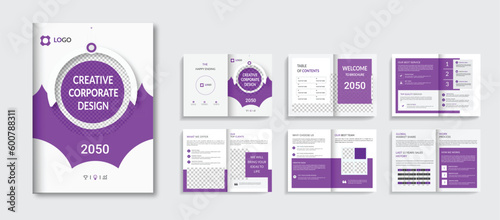 company profile brochure template design, catalog, annual report, design, or minimal business brochure template design.