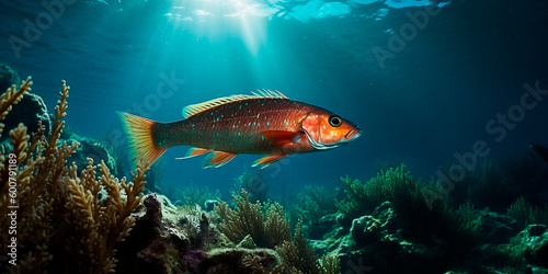 fish in the water, underwater, ocean