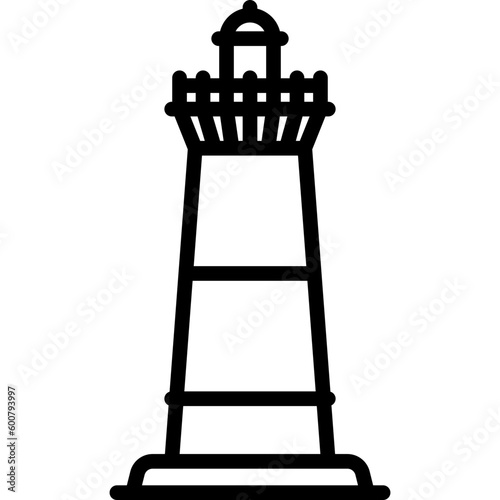 Les Pierres Lighthouse France Icon