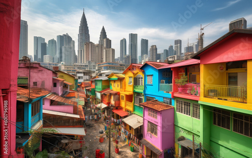 Colorful cityscapes