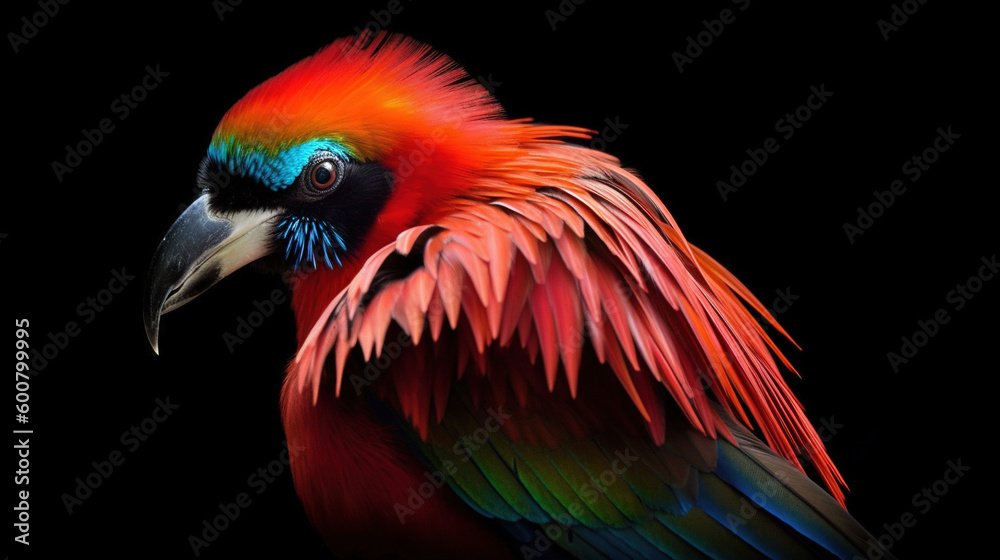 Fototapeta premium Beautiful bird. Generative AI.