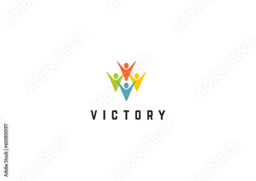 Union victory template logo design solution