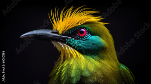 Beautiful bird. Generative AI. © Absent Satu