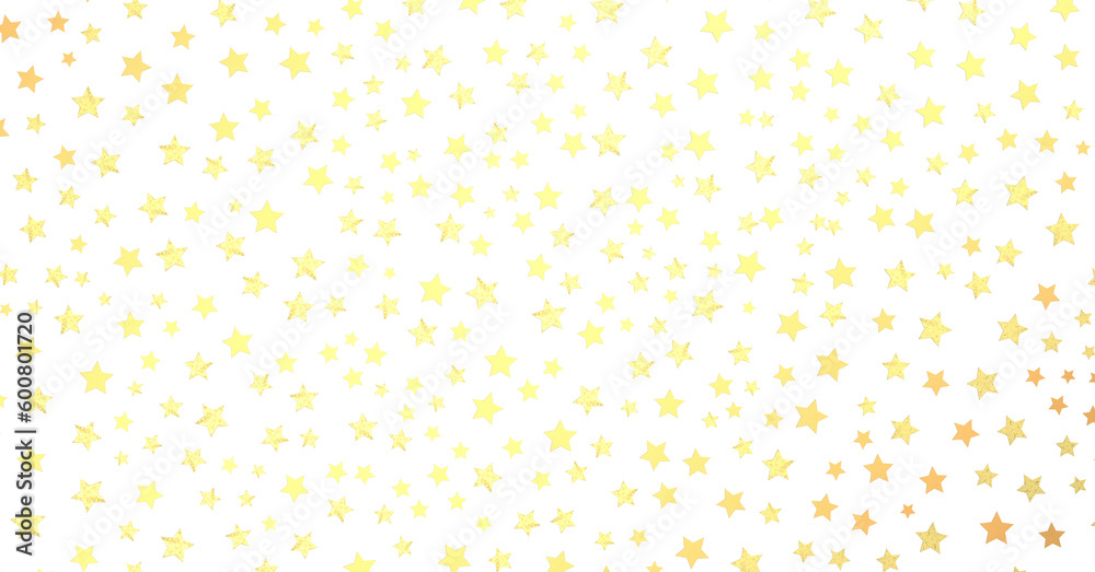 XMAS Stars - stars. Confetti celebration, Falling golden abstract decoration for party, birthday celebrate, 3D PNG - PNG transparent
