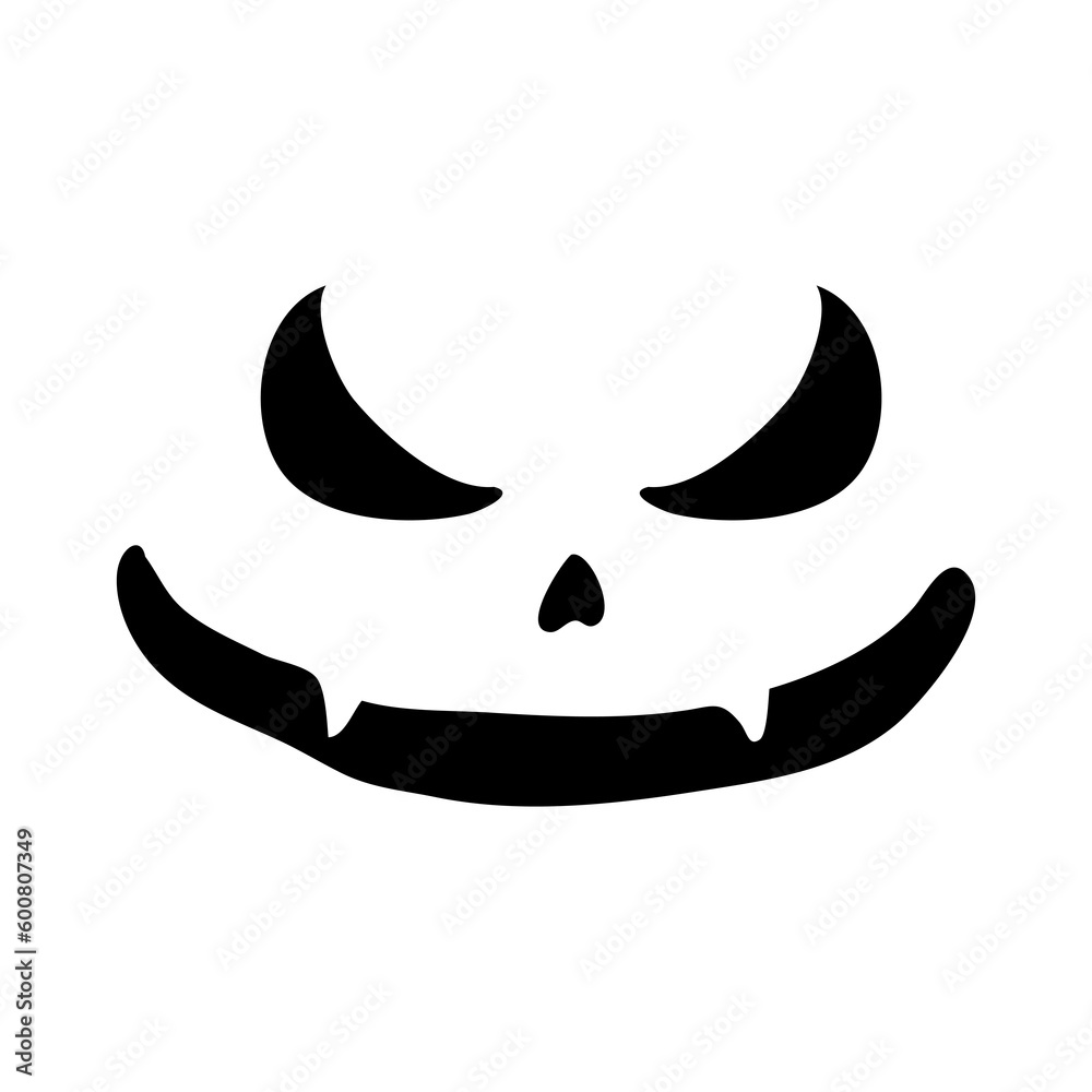 Scary ghost face. Ghost mask. Pumpkin carved devil face for Halloween. Scary ghost face. Ghost mask. Pumpkin carved devil face for Halloween.