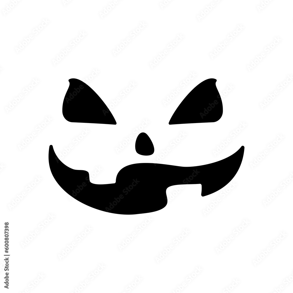 Scary ghost face. Ghost mask. Pumpkin carved devil face for Halloween. Scary ghost face. Ghost mask. Pumpkin carved devil face for Halloween.