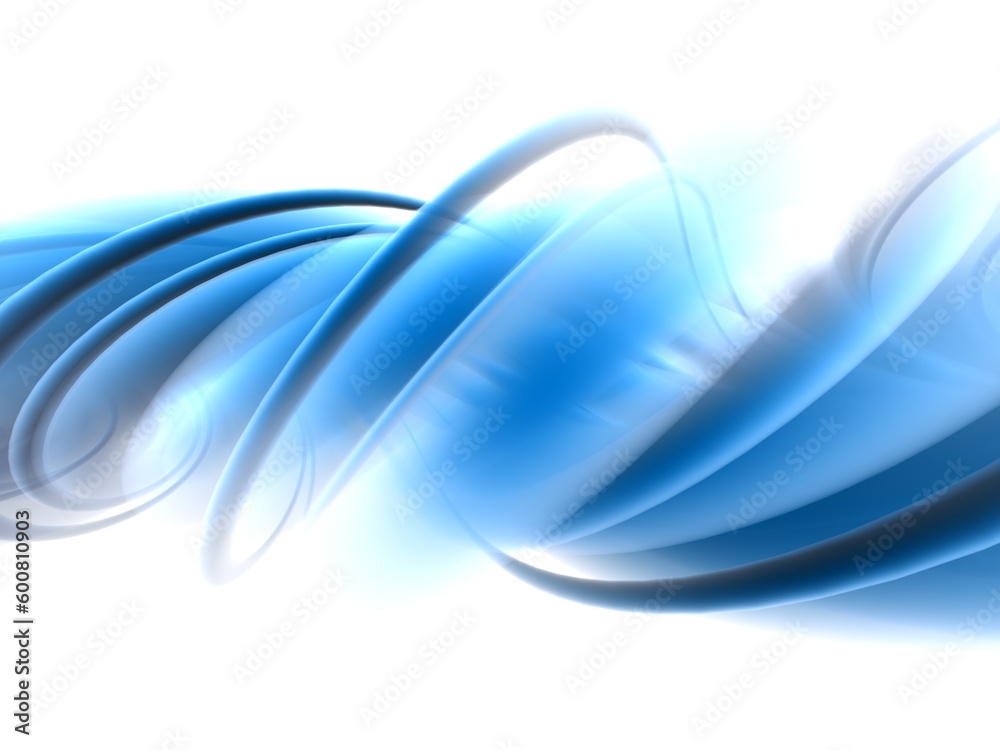 Naklejka premium 3d rendered illustration of an abstract blue background