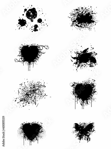 Grunge white background, abstract vector illustration