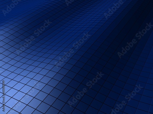 3d rendered illustration of an abstract blue background