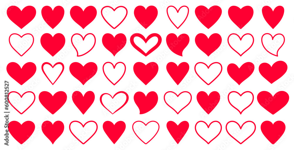 vector heart icons shapes doodles design illustration love symbol valentine day collection
vector heart icons shapes doodles design illustration love symbol valentine day collection