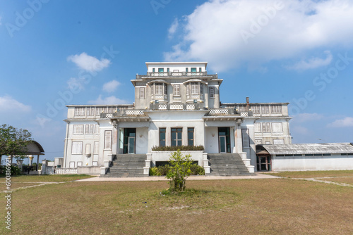 Abandoned hotel in bokor national park photo