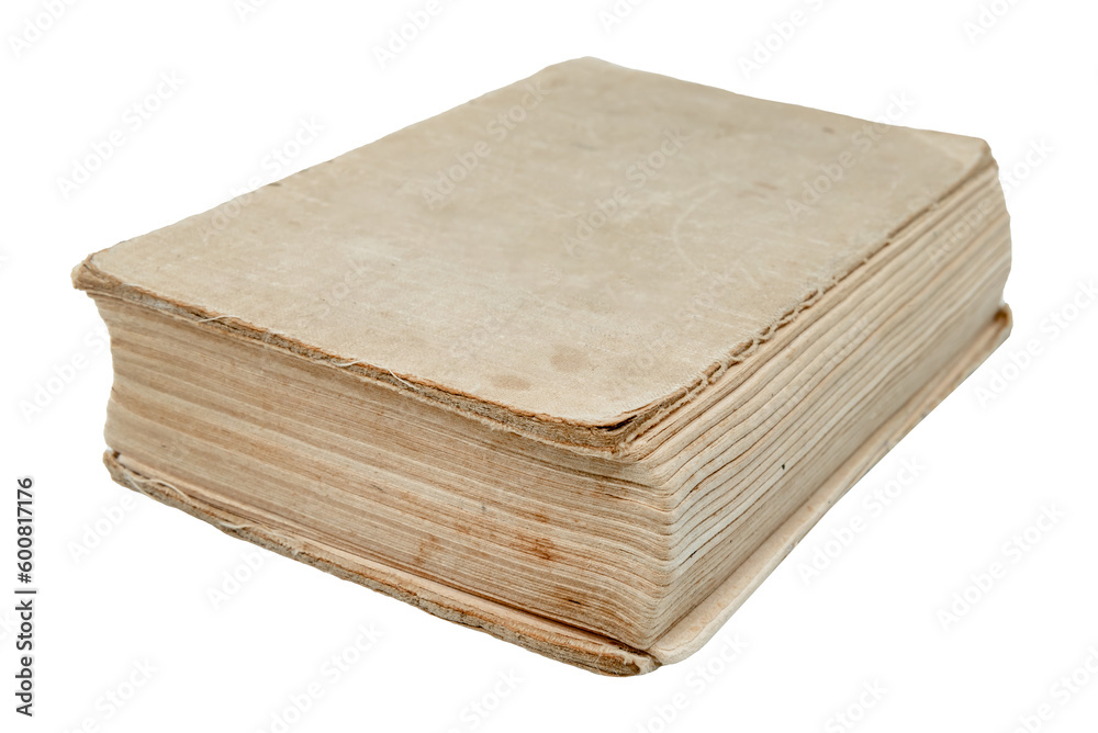 An old yellowed book. retro book An old yellowed book. retro book