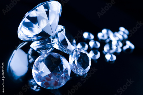 Diamond - a hard, precious, expensive stone.