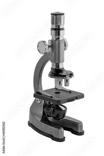 microscope isolated on white background,