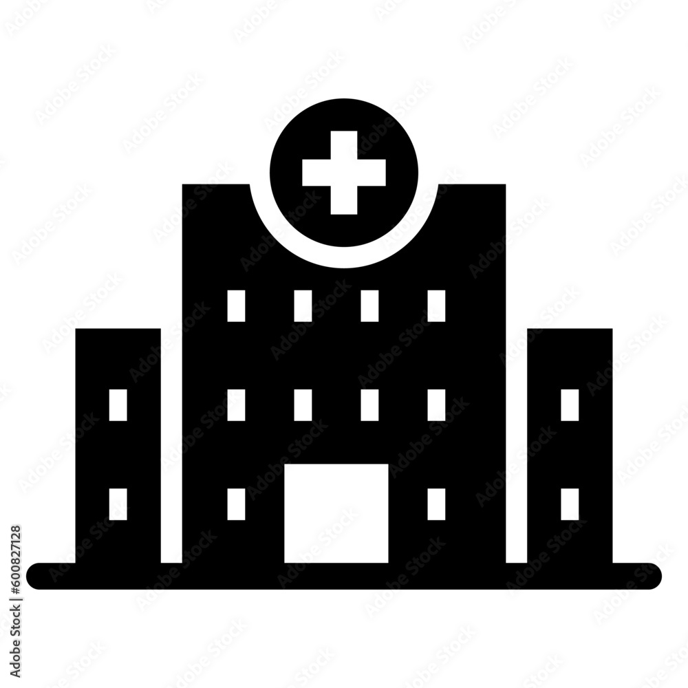 Obraz premium Hospital icon