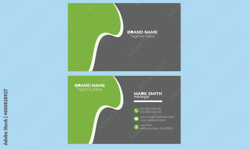 modern business card design template modern business card design template
