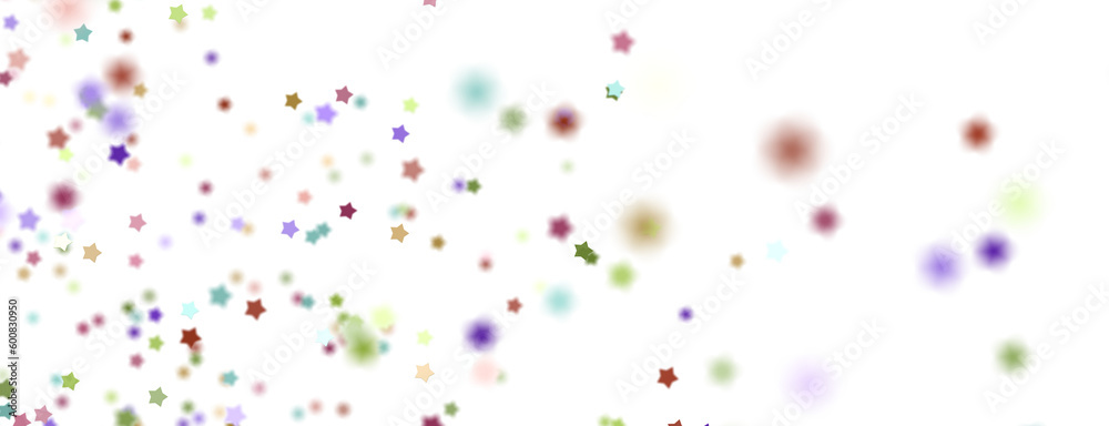 The XMAS stars are a colorful addition to any festive decoration, with a stars background that features sparkle lights confetti falling.  png transparent