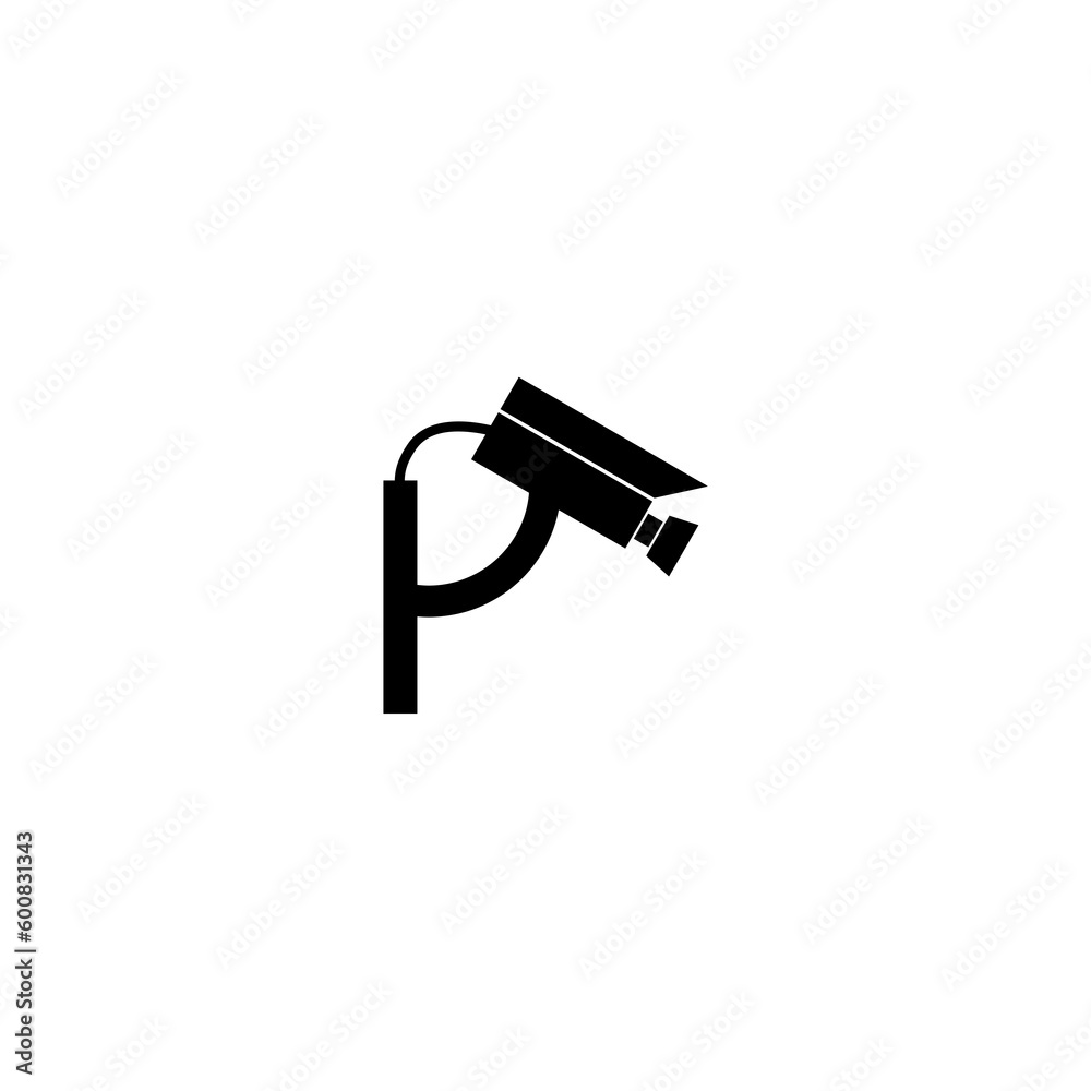 Security camera icon isolated on white background Security camera icon isolated on white background