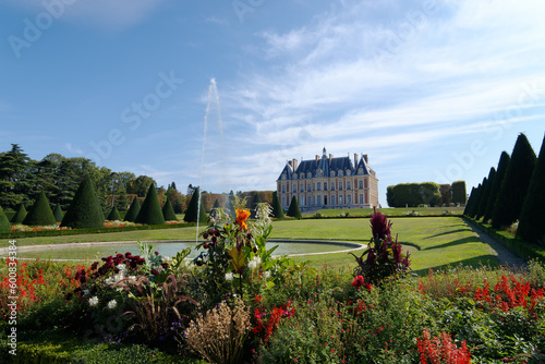  Castle and departmental park of Sceaux . Ile-de-France region