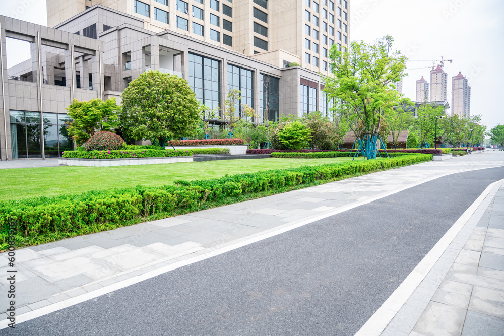 Beautiful real estate community landscape Beautiful real estate community landscape