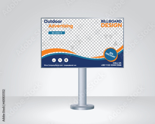 Billboard banner design ideas for outdoor advertising	