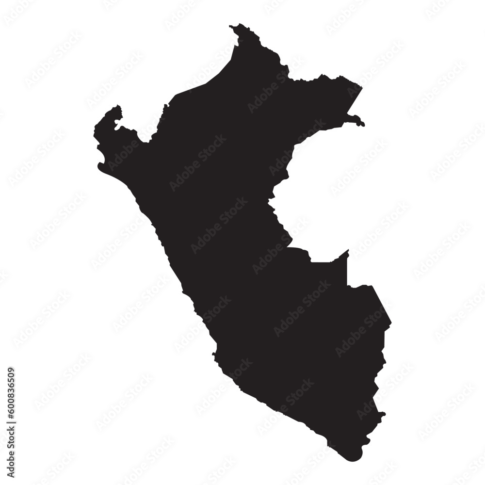 Peru map icon Peru map icon