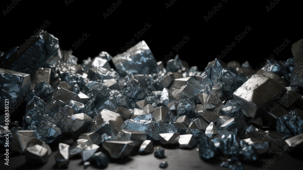 Captivating Aluminum Chunk Background in 16:9 Aspect Ratio with Copy Space for Text and Design Elements. Captivating Aluminum Chunk Background in 16:9 Aspect Ratio with Copy Space for Text and Design Elements.
