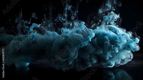 Mystical Fluids: The Magic of Shiny Smoke, Glitter, Ink, and Mist, generative AI