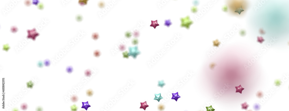 XMAS Stars - Banner with golden decoration. Festive border with falling glitter dust and stars.  png transparent