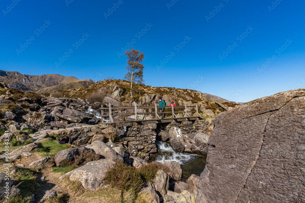 Fototapeta premium Views around the Devils Kitchen, Snowdonia National Park , North Wales