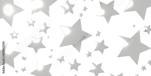 Fototapeta Naklejka Na Ścianę i Meble -  sparkling Christmas confetti falling isolated on white. magic shining flying stars glitter backdrop, sparkle border - png transparent