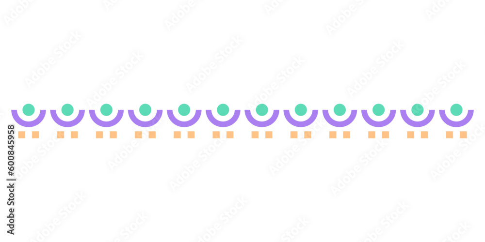 Fototapeta premium ethnic pattern border