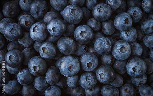 fresh blueberry background , top view, food wallpaper ,