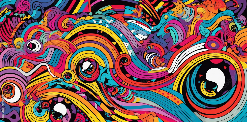 graffiti style on the wall, banner concept, minimal lines background, retro mood, generative ai illustration graffiti style on the wall, banner concept, minimal lines background, retro mood, generative ai illustration