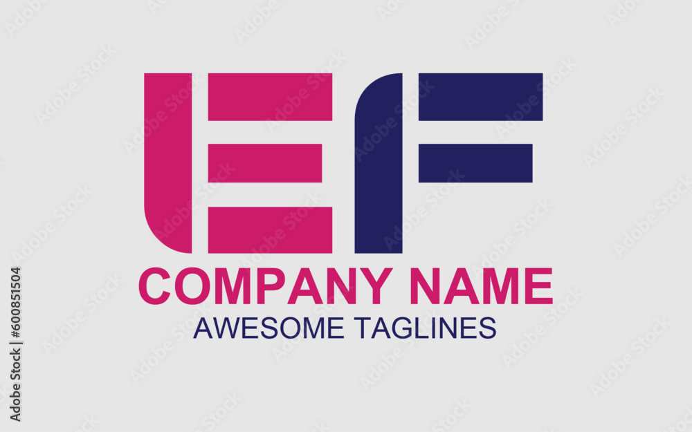 EF letter logo, Simple letter logo, Initial letter logo, Creative letter logo, Modern letter logo, Monogram letter logo, Vector file & template EF letter logo, Simple letter logo, Initial letter logo, Creative letter logo, Modern letter logo, Monogram letter logo, Vector file & template